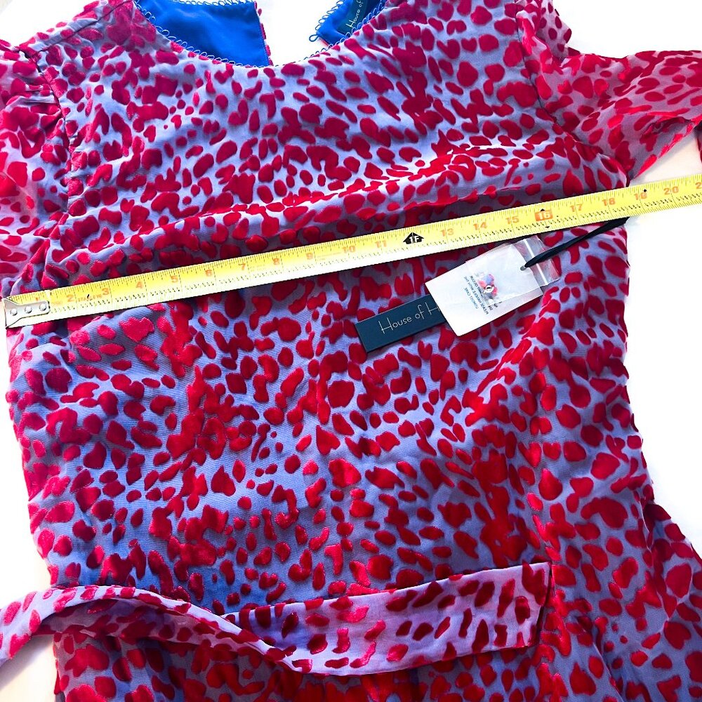 HOUSE OF HARLOW 1960 x REVOLVE Shawna Long Sleeve Dress in Cobalt Size L NWT - Picture 13 of 16